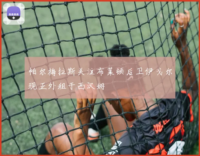 帕尔梅拉斯关注布莱顿后卫伊戈尔现正外租于西汉姆